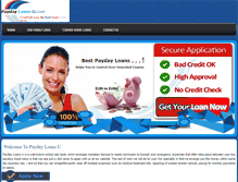 Tablet Screenshot of paydayloansu.com